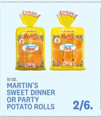 Kings Food Markets Martin's sweet dinner or party potato rolls offer