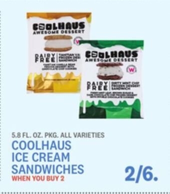 Kings Food Markets Coolhaus ice cream sandwiches offer