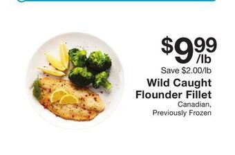 Fairway Store Market Wild caught flounder fillet offer