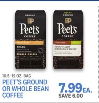 Kings Food Markets Peet's ground or whole bean coffee offer