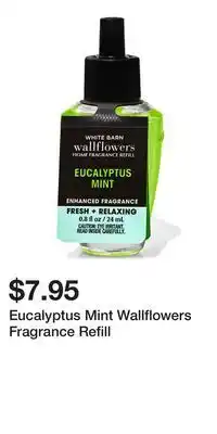 Bath & Body Works Eucalyptus mint wallflowers fragrance refill offer