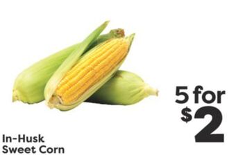 Weis Markets In-husk sweet corn offer