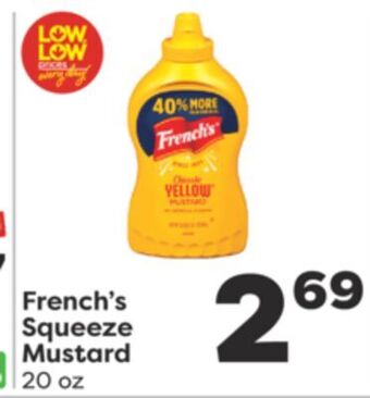 Weis Markets French's squeeze mustard offer