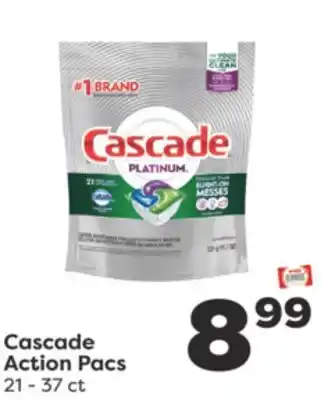 Weis Markets Cascade action pacs offer