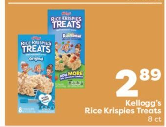 Weis Markets Kellogg's rice krispies treats offer