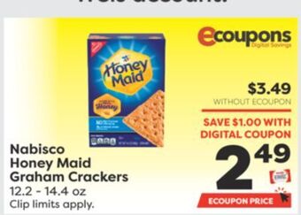 Weis Markets Nabisco honey maid graham crackers offer