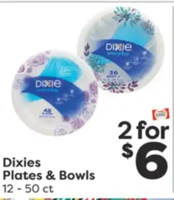 Weis Markets Dixies plates & bowls offer