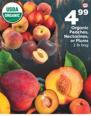 Weis Markets Organic peaches, nectarines, or plums offer