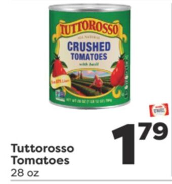 Weis Markets Tuttorosso tomatoes offer