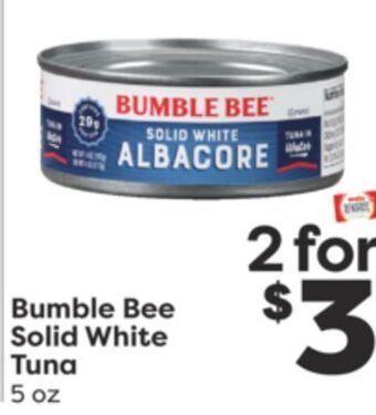 Weis Markets Bumble bee solid white tuna offer