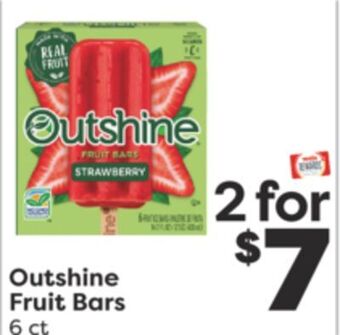 Weis Markets Outshine fruit bars offer