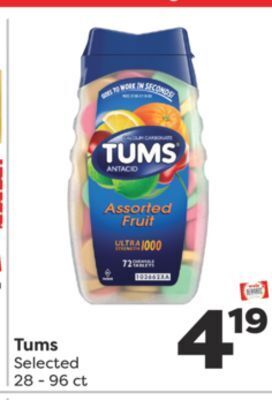 Weis Markets Tums offer