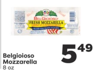 Weis Markets Belgioioso mozzarella offer