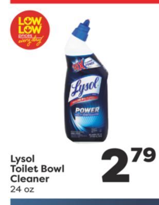 Weis Markets Lysol toilet bowl cleaner offer