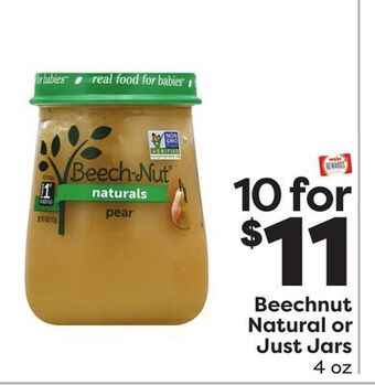 Weis Markets Beechnut natural or just jars offer