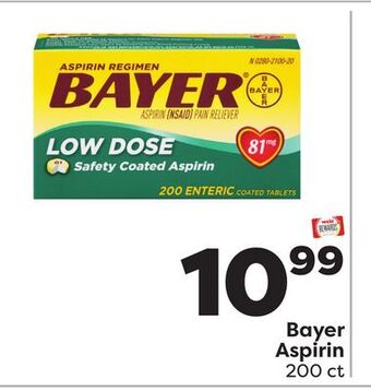 Weis Markets Bayer aspirin offer