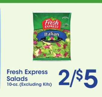 Price Rite Fresh express salads offer