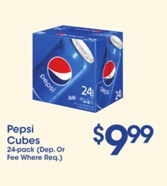 Price Rite Pepsi cubes offer