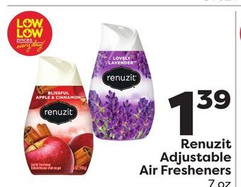 Weis Markets Renuzit adjustable air fresheners offer