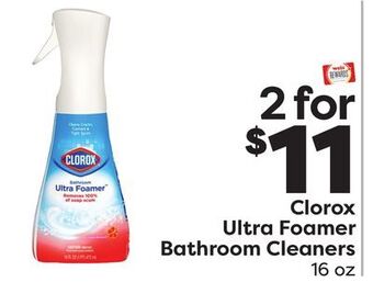 Weis Markets Clorox ultra foamer bathroom cleaners offer