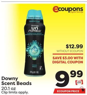 Weis Markets Downy scent beads offer