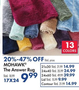 Boscov's Mohawk® the answer rug offer