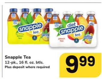 ACME Snapple tea offer