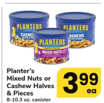 ACME Planter's mixed nuts or cashew halves & pieces offer