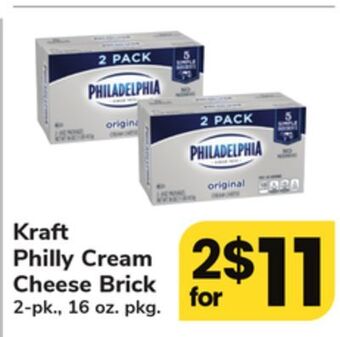 ACME Kraft philly cream cheese brick offer