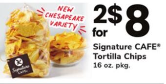 ACME Signature cafe® tortilla chips offer