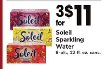 ACME Soleil sparkling water offer
