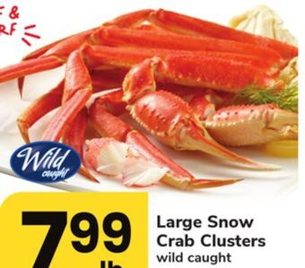 ACME Large snow crab clusters offer