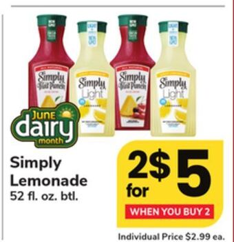 ACME Simply lemonade offer