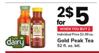 ACME Gold peak tea offer