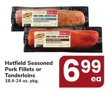 ACME Hatfield seasoned pork fillets or tenderloins offer