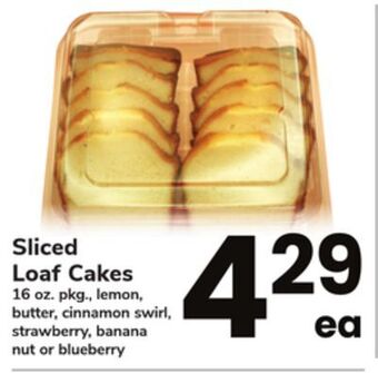 ACME Sliced loaf cakes offer