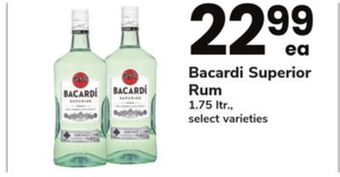 ACME Bacardi superior rum offer