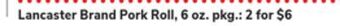 ACME Lancaster brand pork roll offer