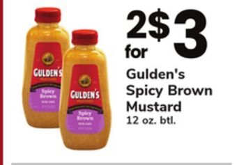 ACME Gulden's spicy brown mustard offer