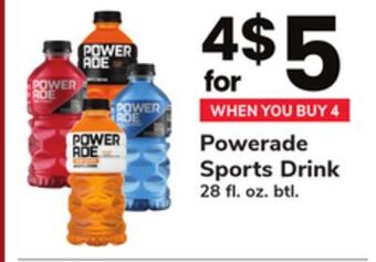 ACME Powerade sports drink offer