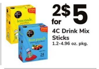 ACME 4c drink mix sticks offer