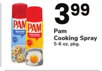 ACME Pam cooking spray offer