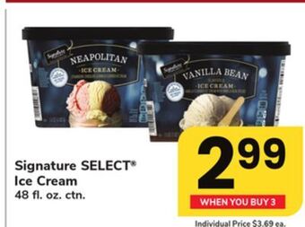 ACME Signature select® ice cream offer