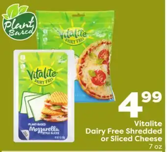 Weis Markets Vitalite dairy free shredded or sliced cheese offer