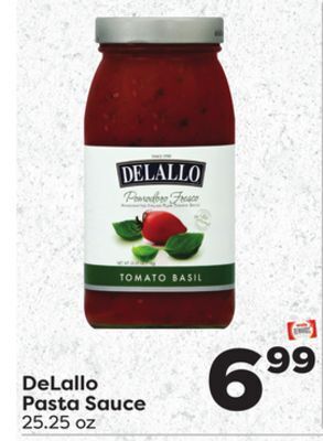 Weis Markets Delallo pasta sauce offer