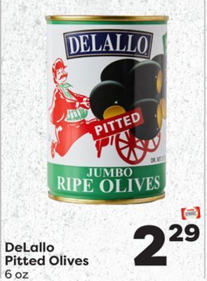 Weis Markets Delallo pitted olives offer