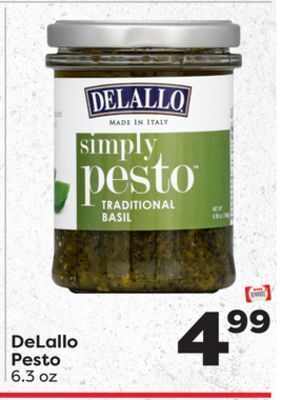 Weis Markets Delallo pesto offer