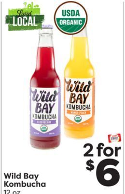 Weis Markets Wild bay kombucha offer