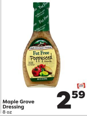 Weis Markets Maple grove dressing offer