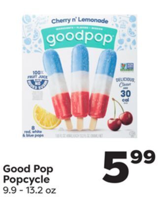 Weis Markets Good pop popcycle offer